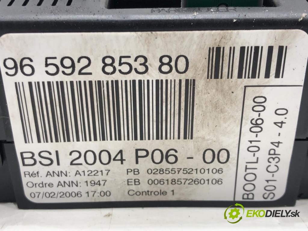 CITROEN C2 (JM_) 2003 - 2017    1.1 44 kW [60 KM] benzyna 2003 - 2012  modul BSI 9659285380 (Pojistkové skříňky)