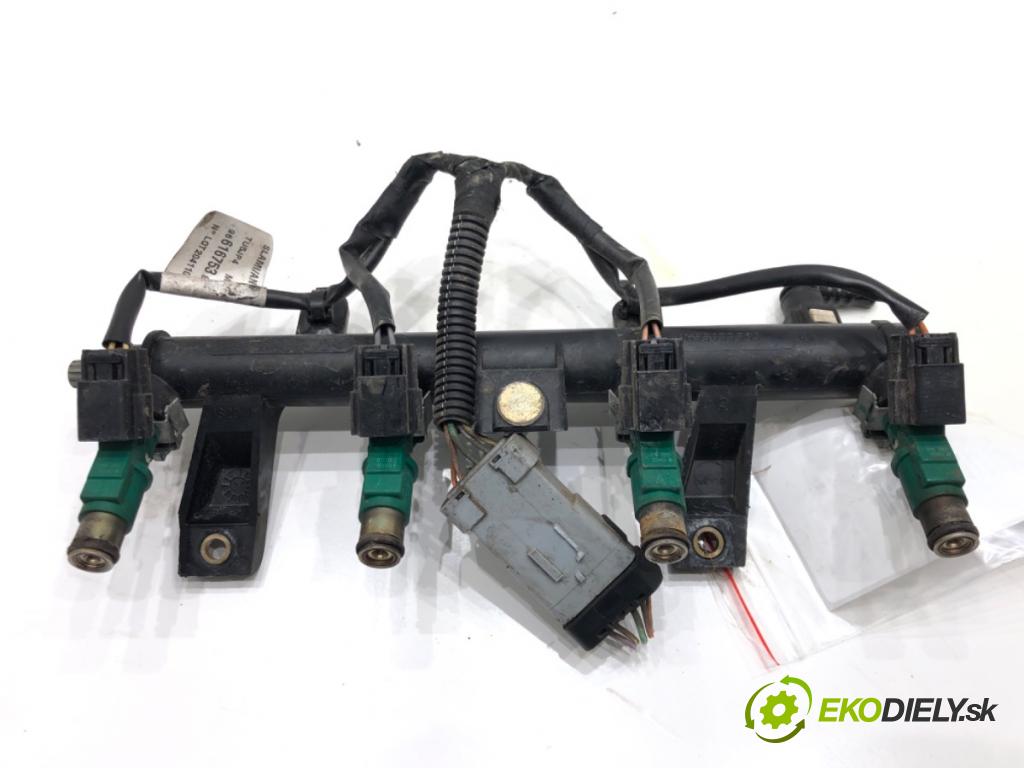 CITROEN C2 (JM_) 2003 - 2017    1.1 44 kW [60 KM] benzyna 2003 - 2012  Lišta vstrekovacia 9655833580 (Vstrekovacie lišty)