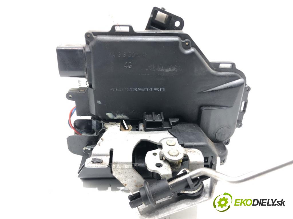 AUDI A4 B6 (8E2) 2000 - 2005    2.0 96 kW [130 KM] benzyna 2000 - 2004  zámok dveře levý zadní část 4B0839015D