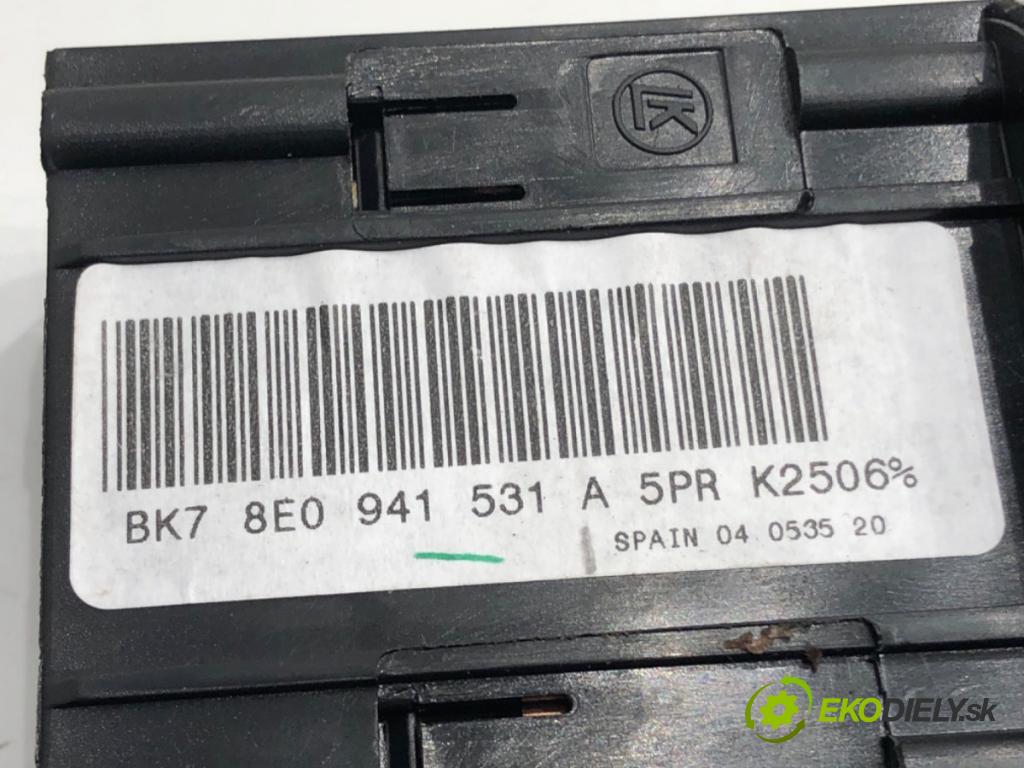 AUDI A4 B6 (8E2) 2000 - 2005    2.0 96 kW [130 KM] benzyna 2000 - 2004  spínač světel 8E0941531A