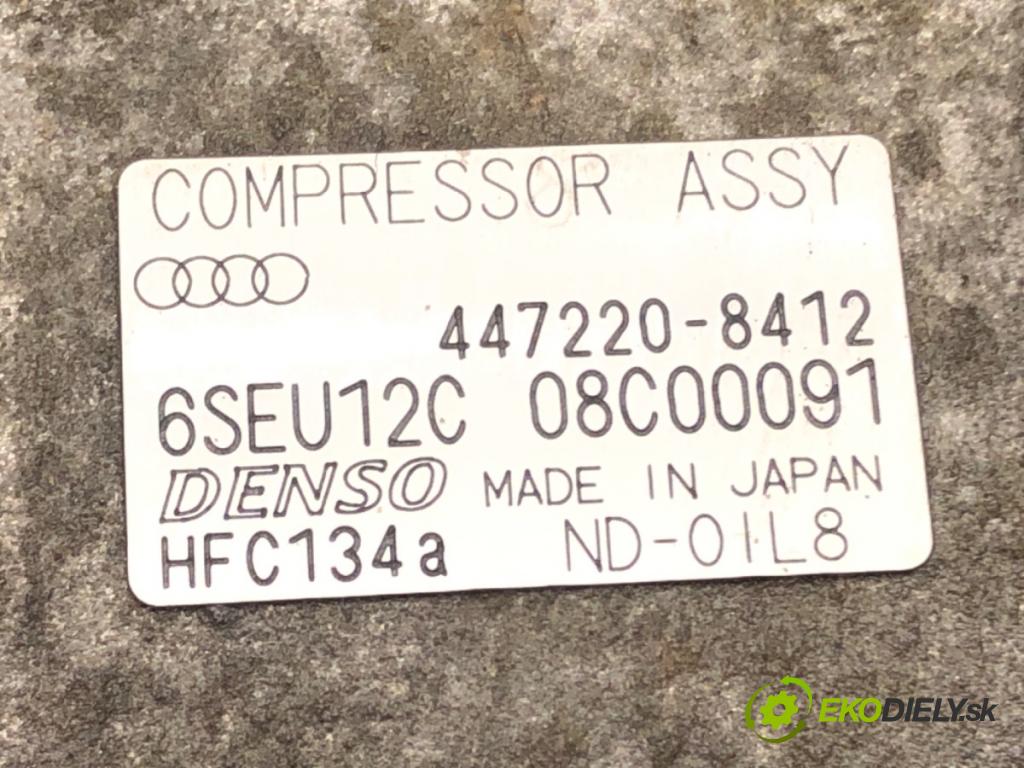 AUDI A4 B6 (8E2) 2000 - 2005    2.0 96 kW [130 KM] benzyna 2000 - 2004  Kompresor klimatizácie 447220-8412 (Kompresory klimatizácie)