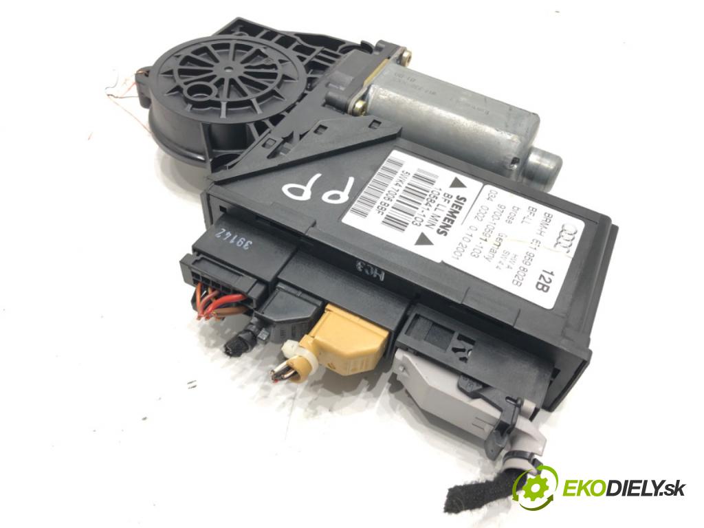 AUDI A4 B6 (8E2) 2000 - 2005    2.0 96 kW [130 KM] benzyna 2000 - 2004  motor sťahovaní okna pravý přední část 8E1959802B