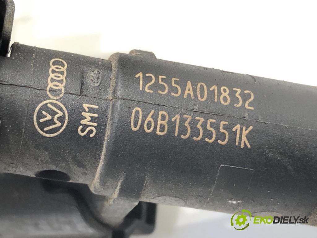 AUDI A4 B6 (8E2) 2000 - 2005    2.0 96 kW [130 KM] benzyna 2000 - 2004  Lišta vstrekovacia 06B133551K (Vstrekovacie lišty)