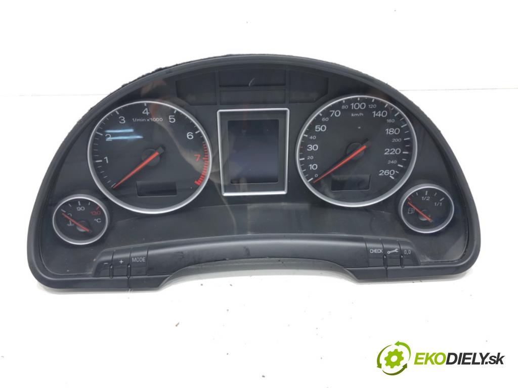 AUDI A4 B6 (8E2) 2000 - 2005    2.0 96 kW [130 KM] benzyna 2000 - 2004  Prístrojovka 0263626026 (Prístrojové dosky, displeje)