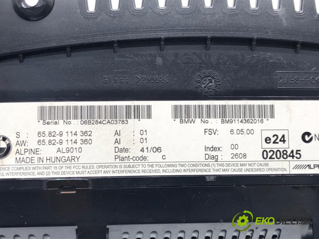 BMW 3 coupe (E92) 2005 - 2013    330 i 200 kW [272 KM] benzyna 2006 - 2010  Dislpej 9114362 (Prístrojové dosky, displeje)