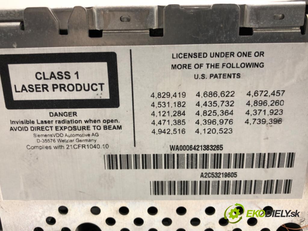 BMW 3 coupe (E92) 2005 - 2013    330 i 200 kW [272 KM] benzyna 2006 - 2010  RADIO 9138448 (Audio zariadenia)