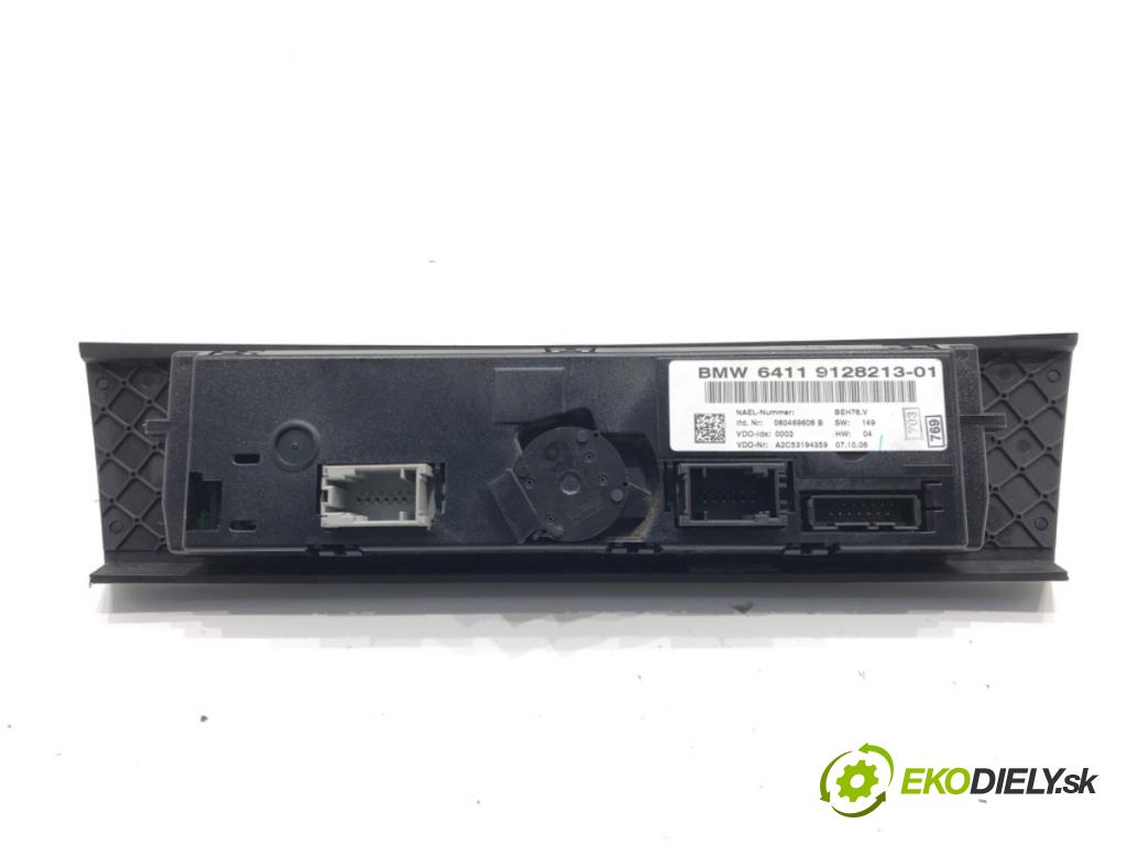 BMW 3 coupe (E92) 2005 - 2013    330 i 200 kW [272 KM] benzyna 2006 - 2010  Panel ovládania kúrenia 9128213 (Prepínače, spínače, tlačidlá a ovládače kúrenia)
