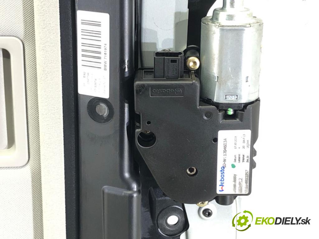 BMW 3 coupe (E92) 2005 - 2013    330 i 200 kW [272 KM] benzyna 2006 - 2010  střešní okno 7161974 (Okna karoserie)