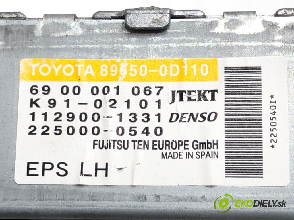 TOYOTA YARIS (_P9_) 2005 - 2014    1.3 VVT-i (SCP90_) 64 kW [87 KM] benzyna 2005 - 2010  Modul servočerpadlo 89650-0D110 (Ostatné)