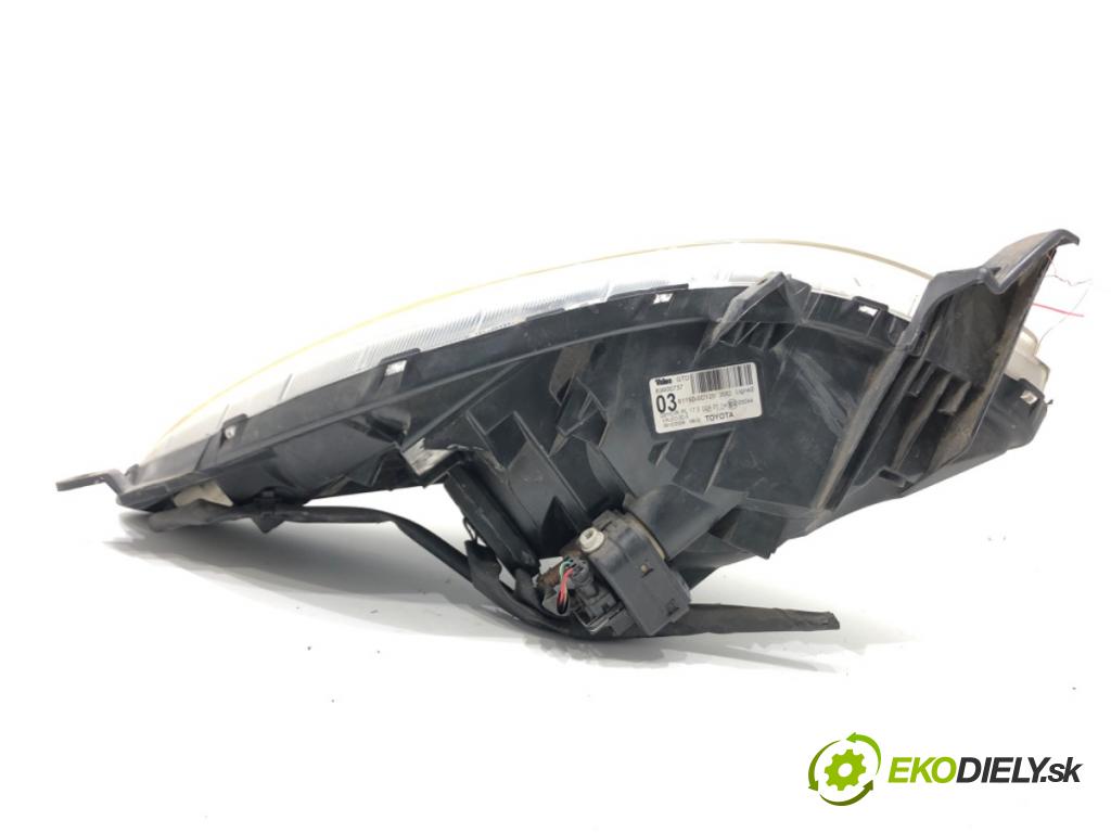 TOYOTA YARIS (_P9_) 2005 - 2014    1.3 VVT-i (SCP90_) 64 kW [87 KM] benzyna 2005 - 2010  Svetlomet ľavy predný