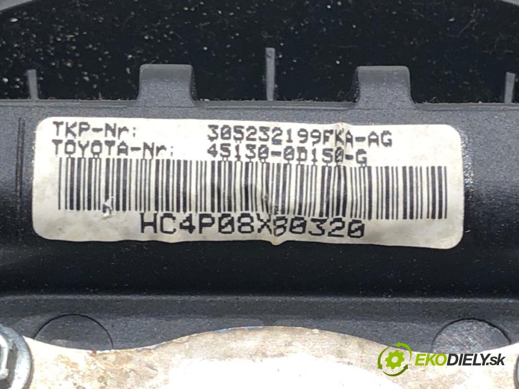 TOYOTA YARIS (_P9_) 2005 - 2014    1.3 VVT-i (SCP90_) 64 kW [87 KM] benzyna 2005 - 2010  AirBag volantu 45130-0D150 (Airbagy)