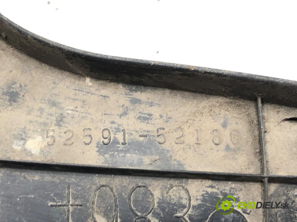 TOYOTA YARIS (_P9_) 2005 - 2014    1.3 VVT-i (SCP90_) 64 kW [87 KM] benzyna 2005 - 2010  podblatník pravý zadní část BLATNÍK: 52591-52180