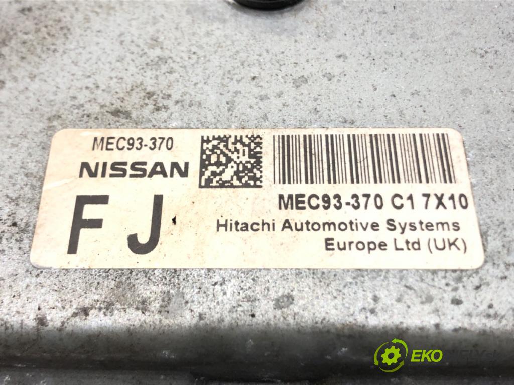 NISSAN QASHQAI / QASHQAI +2 I (J10, NJ10, JJ10E) 2006 - 2014    2.0 104 kW [141 KM] benzyna 2007 - 2013  riadiaca jednotka Motor MEC93-370 (Riadiace jednotky)