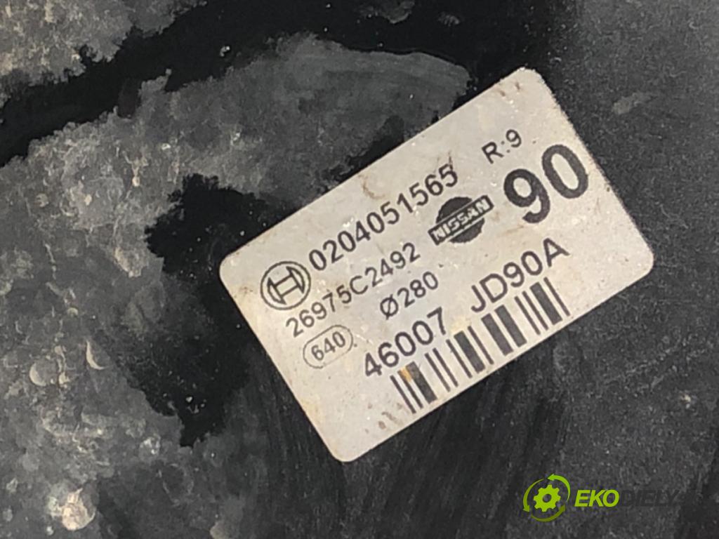 NISSAN QASHQAI / QASHQAI +2 I (J10, NJ10, JJ10E) 2006 - 2014    2.0 104 kW [141 KM] benzyna 2007 - 2013  Posilovač bŕzd 0204051565