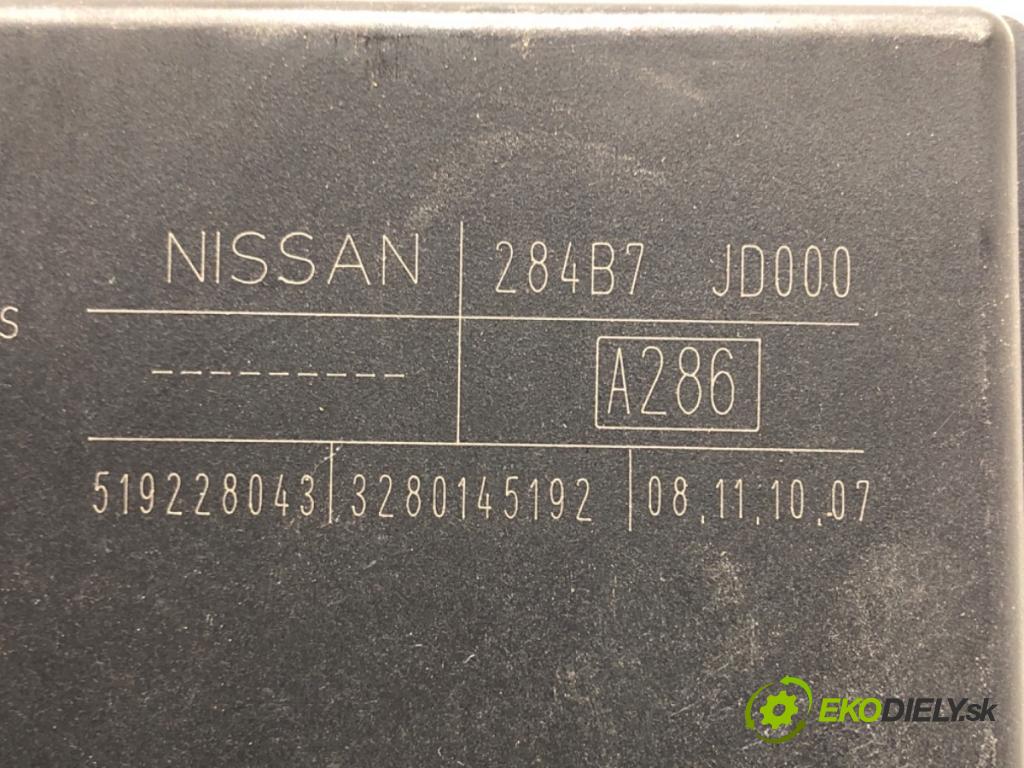 NISSAN QASHQAI / QASHQAI +2 I (J10, NJ10, JJ10E) 2006 - 2014    2.0 104 kW [141 KM] benzyna 2007 - 2013  modul BSI 284B7-JD000 (Pojistkové skříňky)