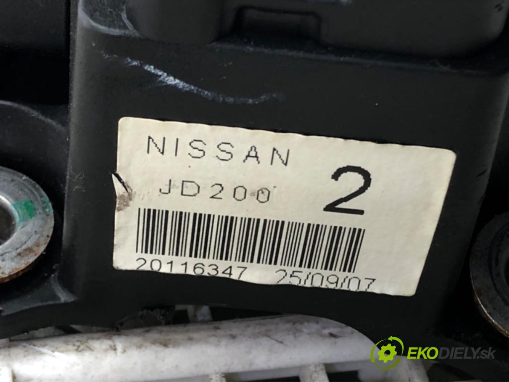 NISSAN QASHQAI / QASHQAI +2 I (J10, NJ10, JJ10E) 2006 - 2014    2.0 104 kW [141 KM] benzyna 2007 - 2013  Kulisa  (Rýchlostné páky / kulisy)