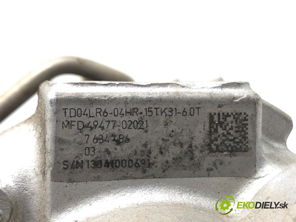 BMW 3 Gran Turismo (F34) 2012 - 2022    320 i 135 kW [184 KM] benzyna 2013 - 2016  turbo 7634486 (Turbodúchadla (kompletní))