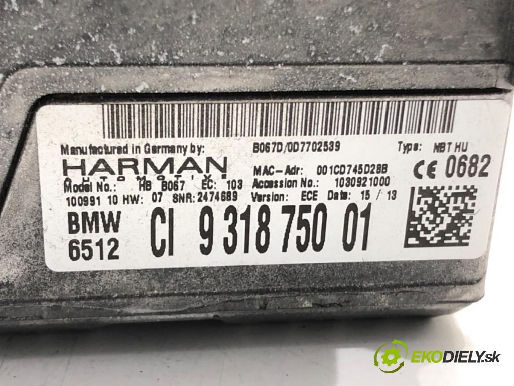 BMW 3 Gran Turismo (F34) 2012 - 2022    320 i 135 kW [184 KM] benzyna 2013 - 2016  RADIO 9318750 (Audio zariadenia)