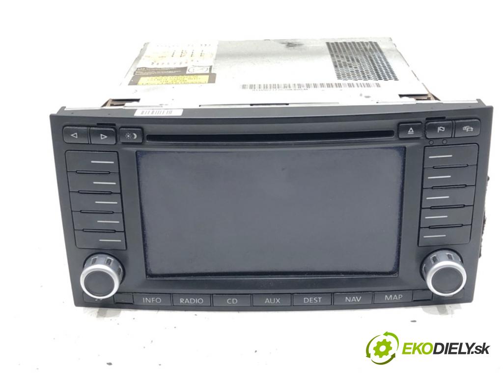 VW TOUAREG (7LA, 7L6, 7L7) 2002 - 2013    3.0 TDI 155 kW [211 KM] olej napędowy 2006 - 2010  RADIO 7L6035177E (Audio zariadenia)