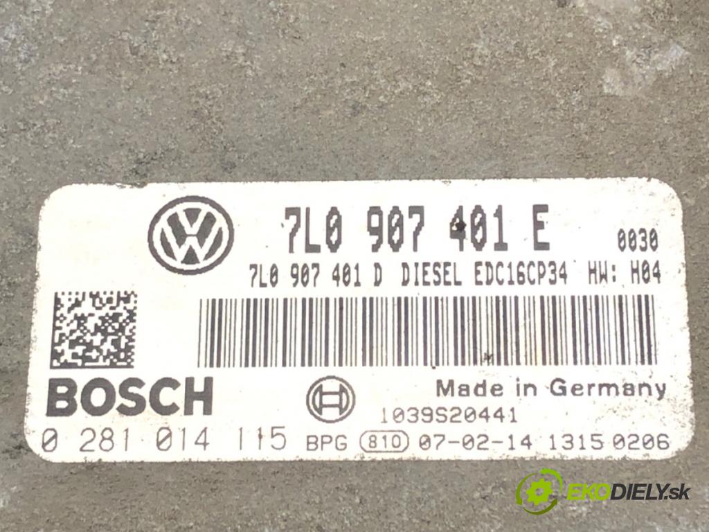 VW TOUAREG (7LA, 7L6, 7L7) 2002 - 2013    3.0 TDI 155 kW [211 KM] olej napędowy 2006 - 2010  riadiaca jednotka Motor 7L0907401E (Riadiace jednotky)