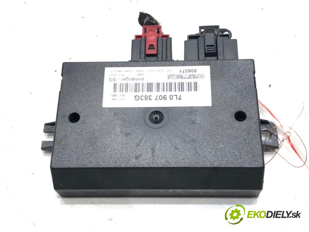 VW TOUAREG (7LA, 7L6, 7L7) 2002 - 2013    3.0 TDI 155 kW [211 KM] olej napędowy 2006 - 2010  Modul ťažného oka 7L0907383G (Ostatné)