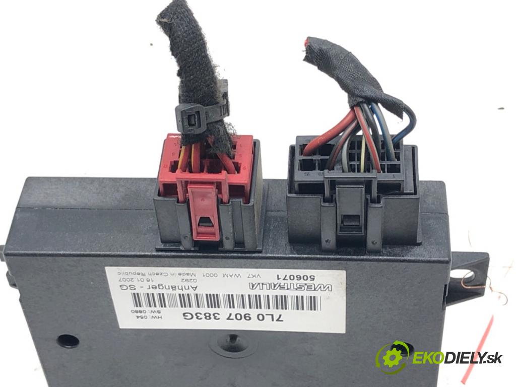 VW TOUAREG (7LA, 7L6, 7L7) 2002 - 2013    3.0 TDI 155 kW [211 KM] olej napędowy 2006 - 2010  Modul ťažného oka 7L0907383G (Ostatné)