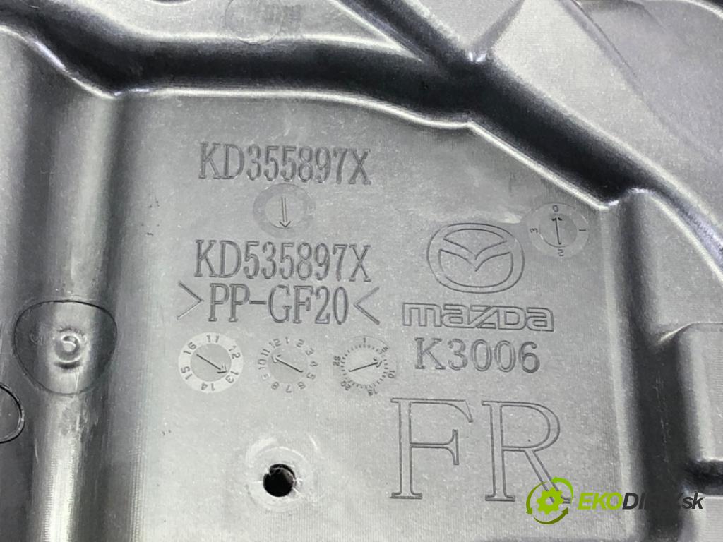 MAZDA CX-5 (KE, GH) 2011 - 2017    2.2 D 4WD (KE2AW) 129 kW [175 KM] olej napędowy 2012 - 2017  mechanismus okna pravý přední část KD355897X