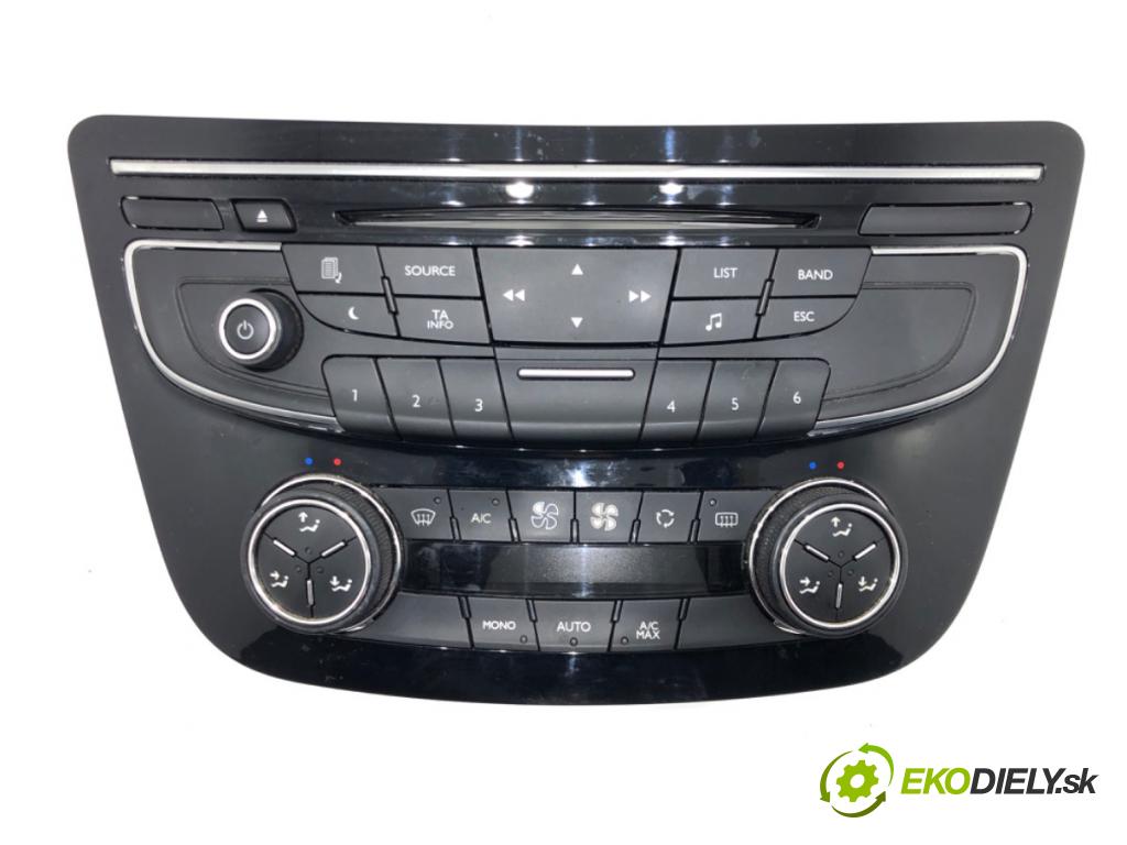 PEUGEOT 508 SW I (8E_) 2010 - 2018    1.6 THP 115 kW [156 KM] benzyna 2010 - 2018  Panel ovládania kúrenia  (Prepínače, spínače, tlačidlá a ovládače kúrenia)