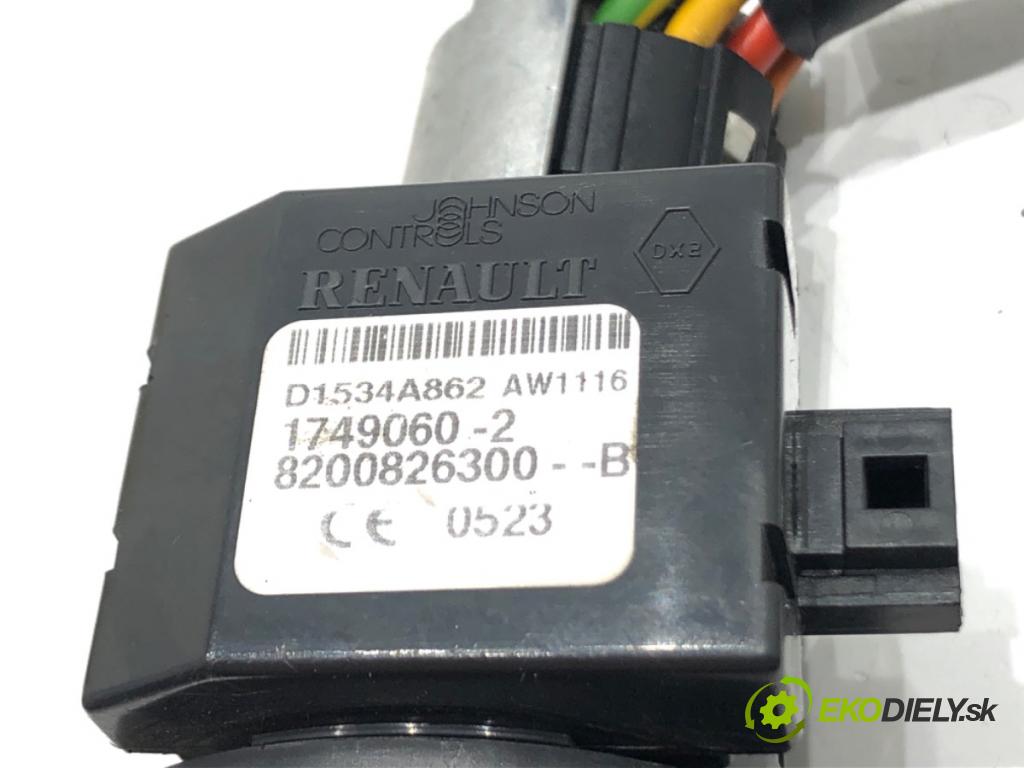 DACIA DUSTER (HS_) 2010 - 2018    1.6 16V 77 kW [105 KM] benzyna 2010 - 2018  spinačka 8200826300 (Spínacie skrinky a kľúče)