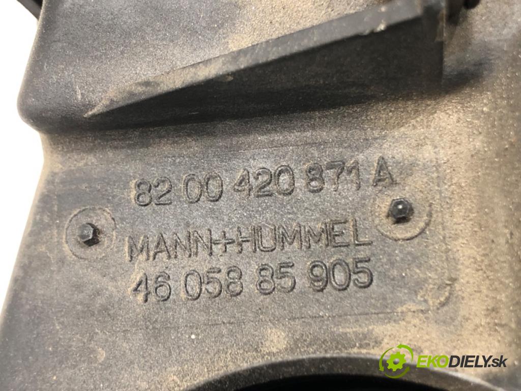 DACIA DUSTER (HS_) 2010 - 2018    1.6 16V 77 kW [105 KM] benzyna 2010 - 2018  Obal filtra vzduchu 8200420871A (Obaly filtrov vzduchu)