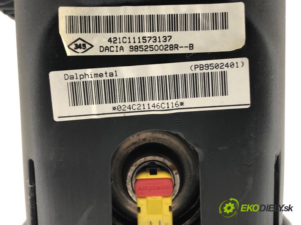 DACIA DUSTER (HS_) 2010 - 2018    1.6 16V 77 kW [105 KM] benzyna 2010 - 2018  AirBag spolujazdca 985250028R (Airbagy)