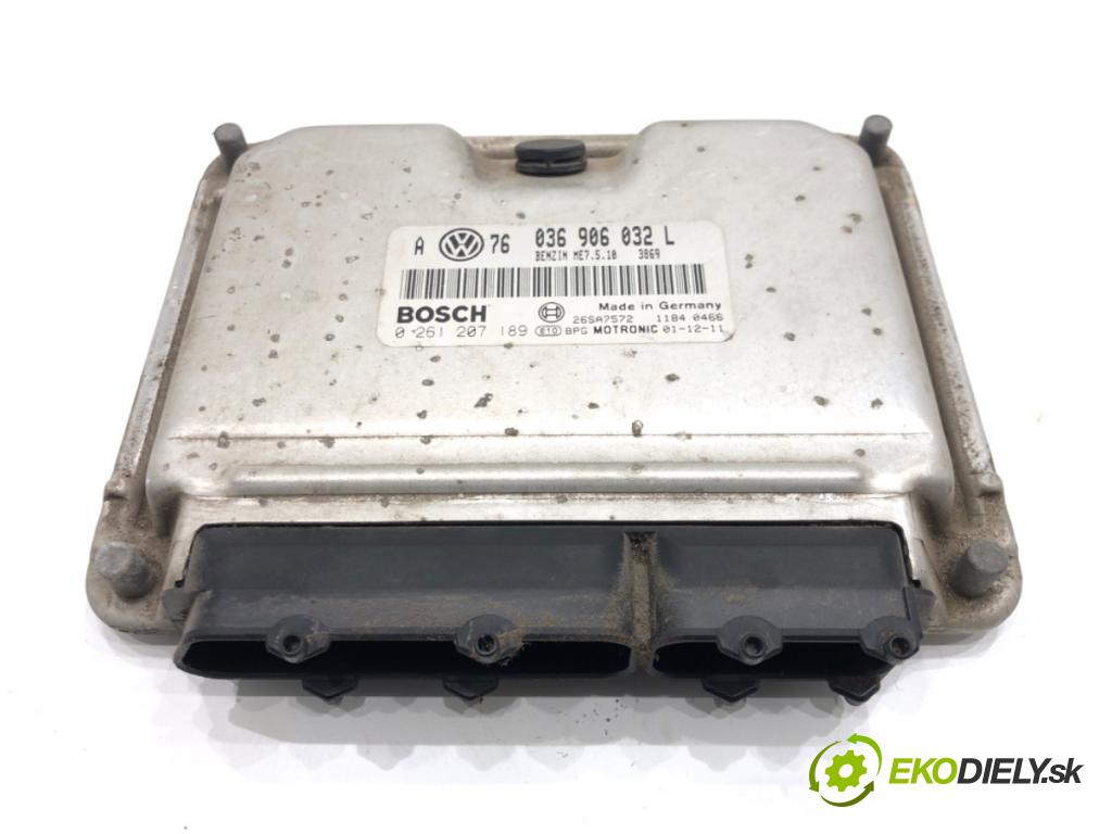 VW GOLF IV (1J1) 1997 - 2008    1.4 16V 55 kW [75 KM] benzyna 1997 - 2004  riadiaca jednotka Motor 036986032L (Riadiace jednotky)