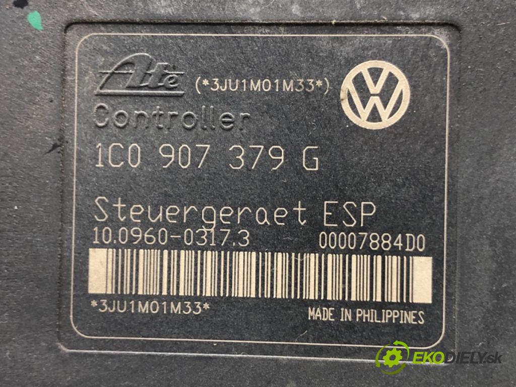 VW GOLF IV (1J1) 1997 - 2008    1.4 16V 55 kW [75 KM] benzyna 1997 - 2004  Pumpa ABS 1C0907379G 1J0614517G (Pumpy ABS)