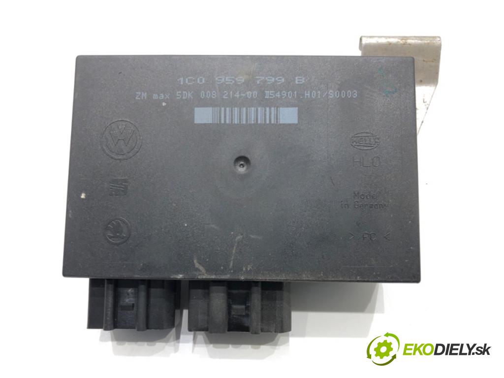VW GOLF IV (1J1) 1997 - 2008    1.4 16V 55 kW [75 KM] benzyna 1997 - 2004  Modul komfortu 1C0959799B (Moduly komfortu)