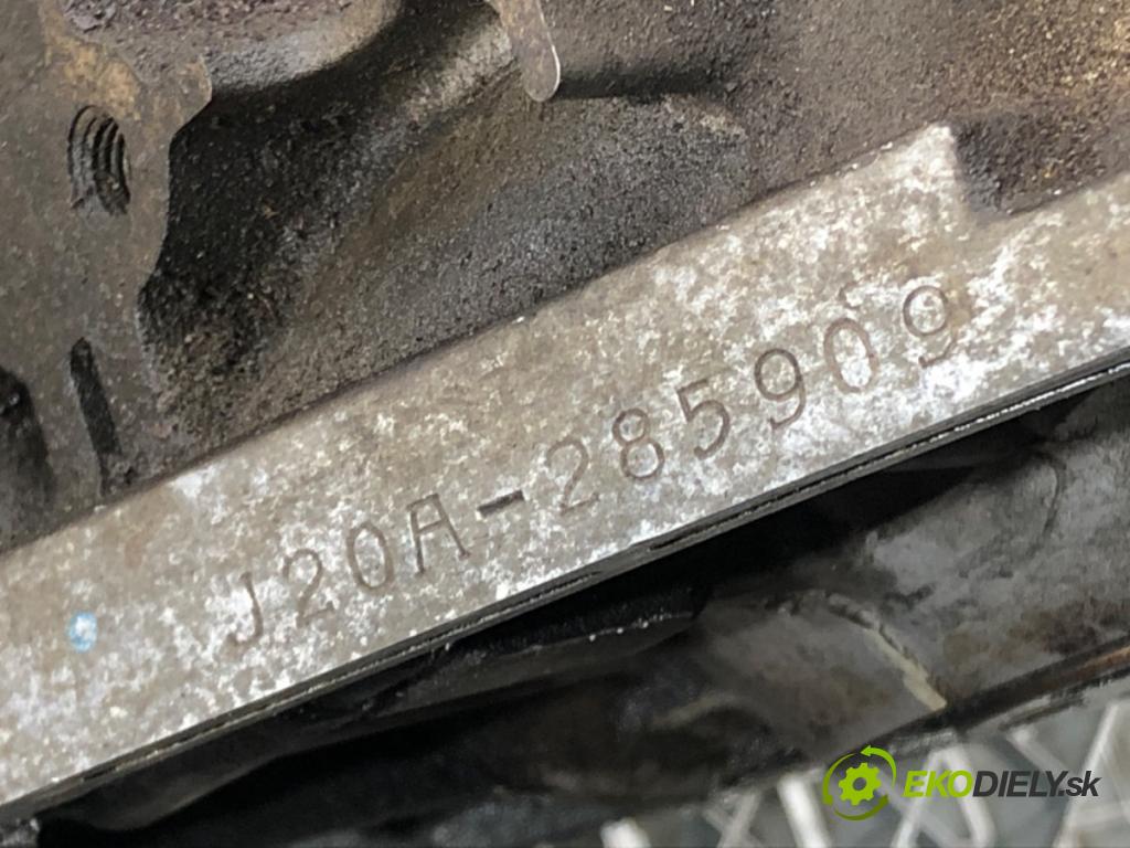 SUZUKI GRAND VITARA II (JT, TE, TD) 2005 - 2022    2.0 Napęd na wszystkie koła (TD54, JB420) 103 kW [140 KM] benzyna 2005 - 2015  motor J20A (Motory (kompletní))