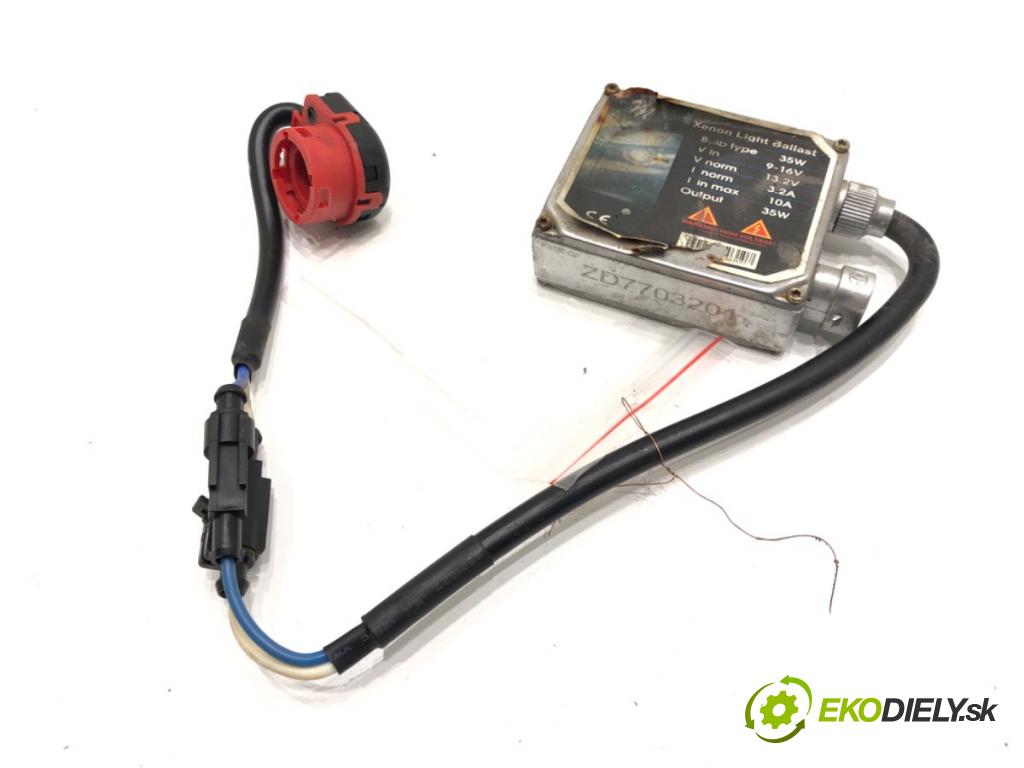 SUZUKI GRAND VITARA II (JT, TE, TD) 2005 - 2022    2.0 Napęd na wszystkie koła (TD54, JB420) 103 kW [140 KM] benzyna 2005 - 2015  Menič XENON ZD7703201 (Riadiace jednotky xenónu)