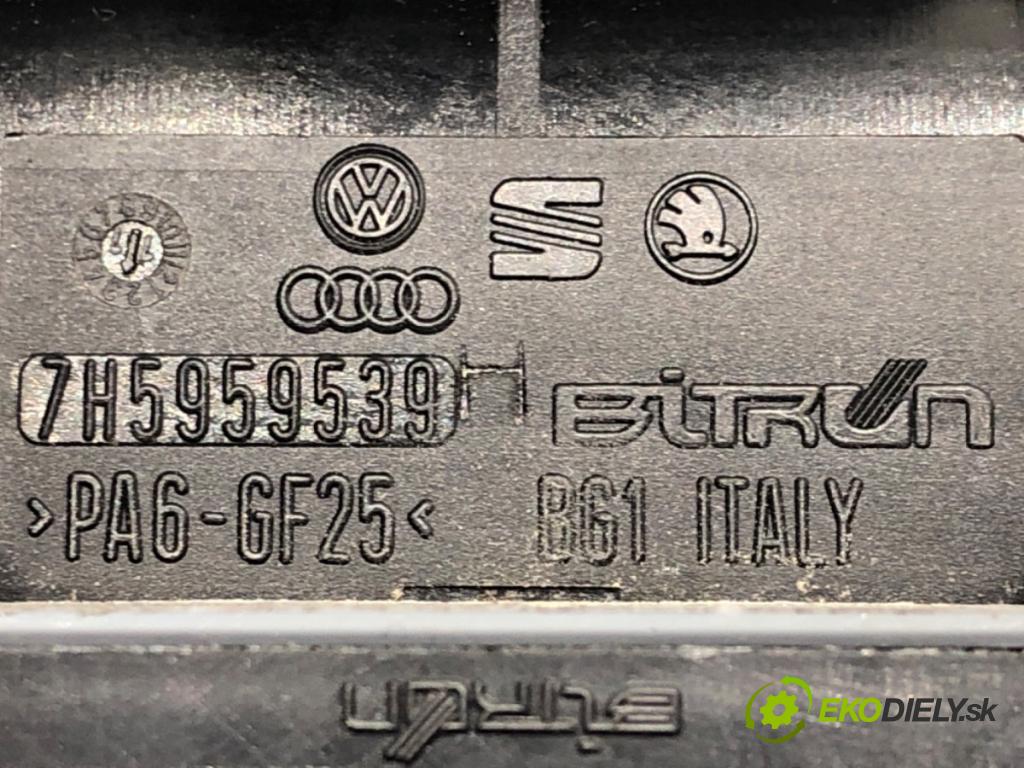 VW TRANSPORTER V Autobus (7HB, 7HJ, 7EB, 7EJ) 2003 - 2015    2.0 TDI 84 kW [114 KM] olej napędowy 2011 - 2015  Prepínač okien 7H5959539H (Prepínače, spínače, tlačidlá a ovládače kúrenia)