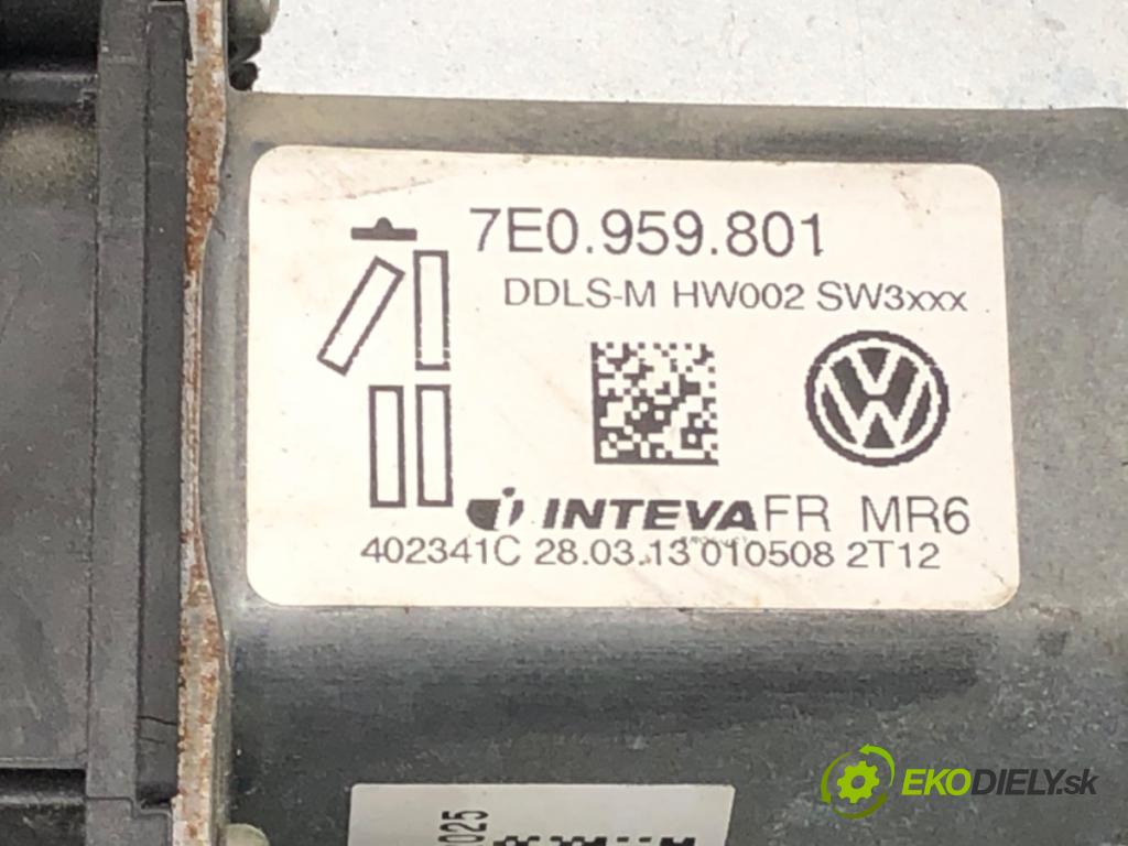 VW TRANSPORTER V Autobus (7HB, 7HJ, 7EB, 7EJ) 2003 - 2015    2.0 TDI 84 kW [114 KM] olej napędowy 2011 - 2015  mechanismus okna levý přední část 7E0959801