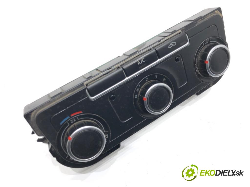 VW TRANSPORTER V Autobus (7HB, 7HJ, 7EB, 7EJ) 2003 - 2015    2.0 TDI 84 kW [114 KM] olej napędowy 2011 - 2015  Panel ovládania kúrenia 7E5907047BN (Prepínače, spínače, tlačidlá a ovládače kúrenia)