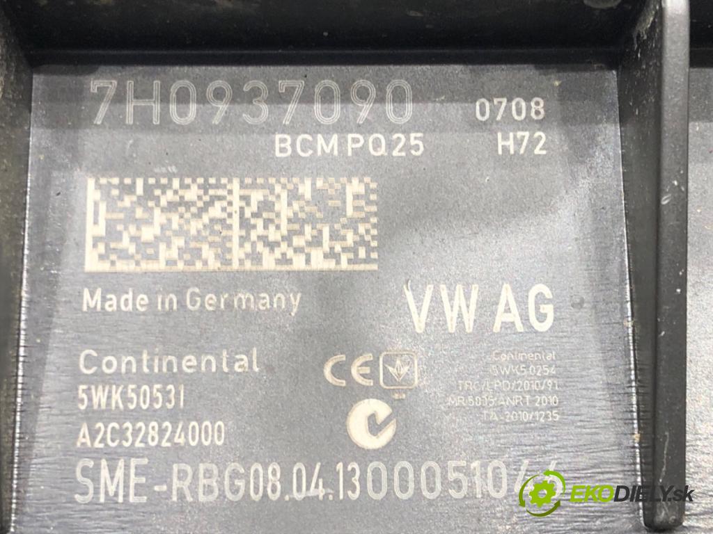 VW TRANSPORTER V Autobus (7HB, 7HJ, 7EB, 7EJ) 2003 - 2015    2.0 TDI 84 kW [114 KM] olej napędowy 2011 - 2015  Modul komfortu 7H0937090 (Moduly komfortu)