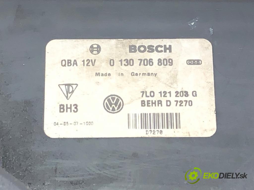 VW TOUAREG (7LA, 7L6, 7L7) 2002 - 2013    5.0 V10 TDI 230 kW [313 KM] olej napędowy 2002 - 2010  ventilátor chladiče 0130706809 7L0121203G (Ventilátory)
