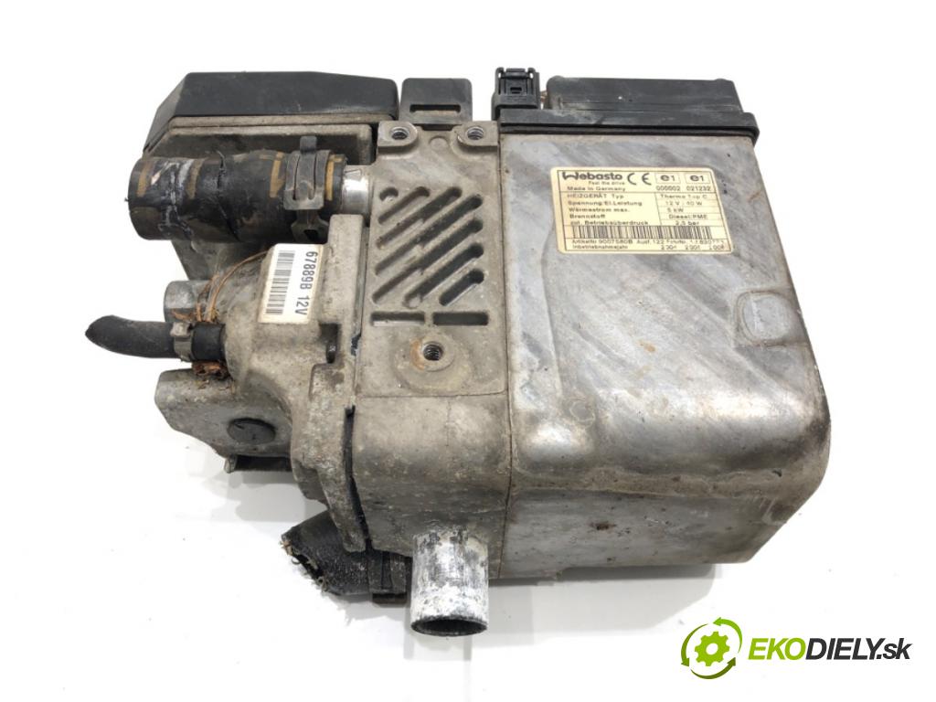VW TOUAREG (7LA, 7L6, 7L7) 2002 - 2013    5.0 V10 TDI 230 kW [313 KM] olej napędowy 2002 - 2010  Webasto 7L6819008B (Webasto ohřívače)