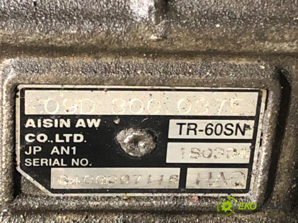 VW TOUAREG (7LA, 7L6, 7L7) 2002 - 2013    5.0 V10 TDI 230 kW [313 KM] olej napędowy 2002 - 2010  Prevodovka HAQ (Prevodovky)