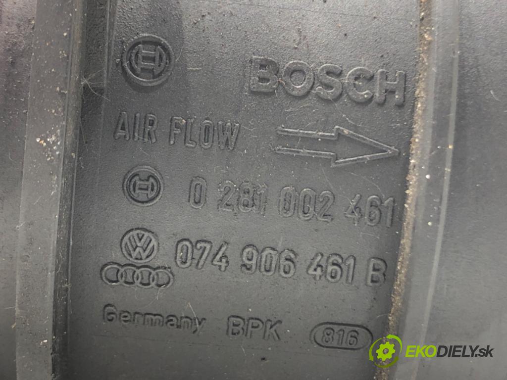 VW TOUAREG (7LA, 7L6, 7L7) 2002 - 2013    5.0 V10 TDI 230 kW [313 KM] olej napędowy 2002 - 2010  Váha vzduchu 0281002461 (Váhy vzduchu)