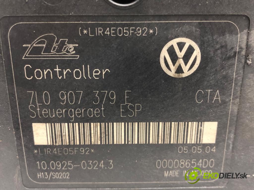 VW TOUAREG (7LA, 7L6, 7L7) 2002 - 2013    5.0 V10 TDI 230 kW [313 KM] olej napędowy 2002 - 2010  Pumpa ABS 7L0614111F 7L0907379E (Pumpy ABS)