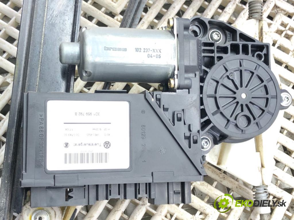 VW TOUAREG (7LA, 7L6, 7L7) 2002 - 2013    5.0 V10 TDI 230 kW [313 KM] olej napędowy 2002 - 2010  mechanismus okna pravý přední část 3D1959792B