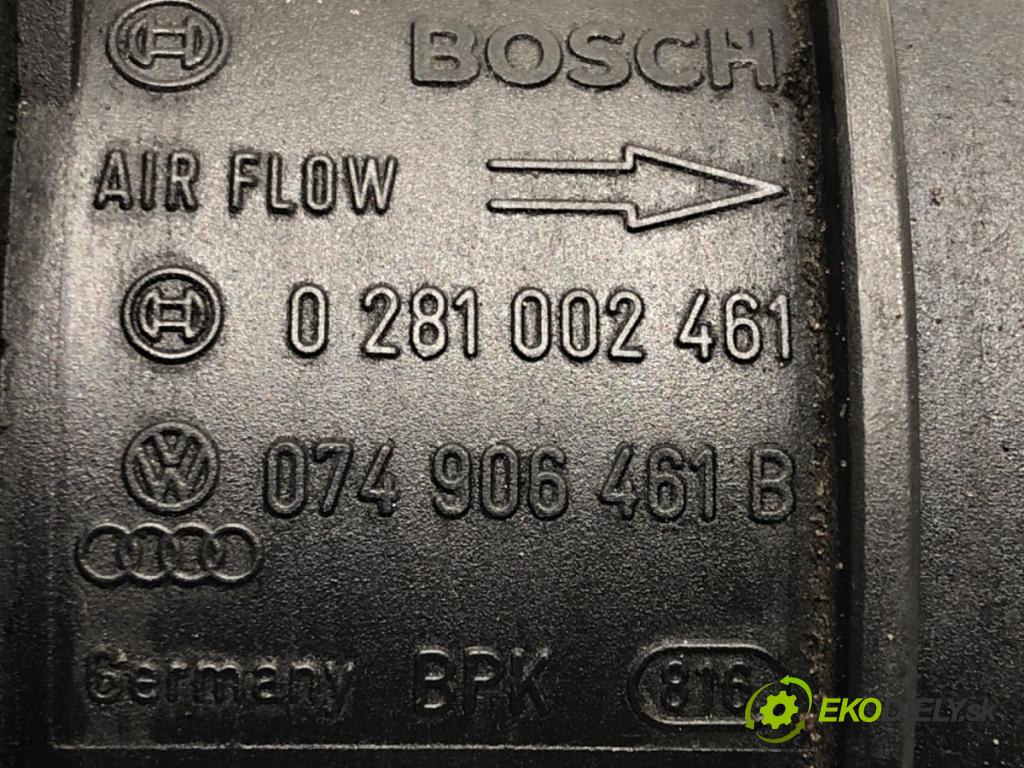 VW TOUAREG (7LA, 7L6, 7L7) 2002 - 2013    5.0 V10 TDI 230 kW [313 KM] olej napędowy 2002 - 2010  Váha vzduchu 0281002461 074906461B (Váhy vzduchu)