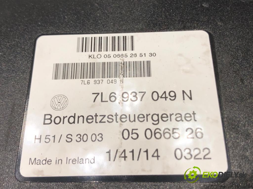 VW TOUAREG (7LA, 7L6, 7L7) 2002 - 2013    5.0 V10 TDI 230 kW [313 KM] olej napędowy 2002 - 2010  Modul BORDNETZ 7L6937049N (Ostatné)