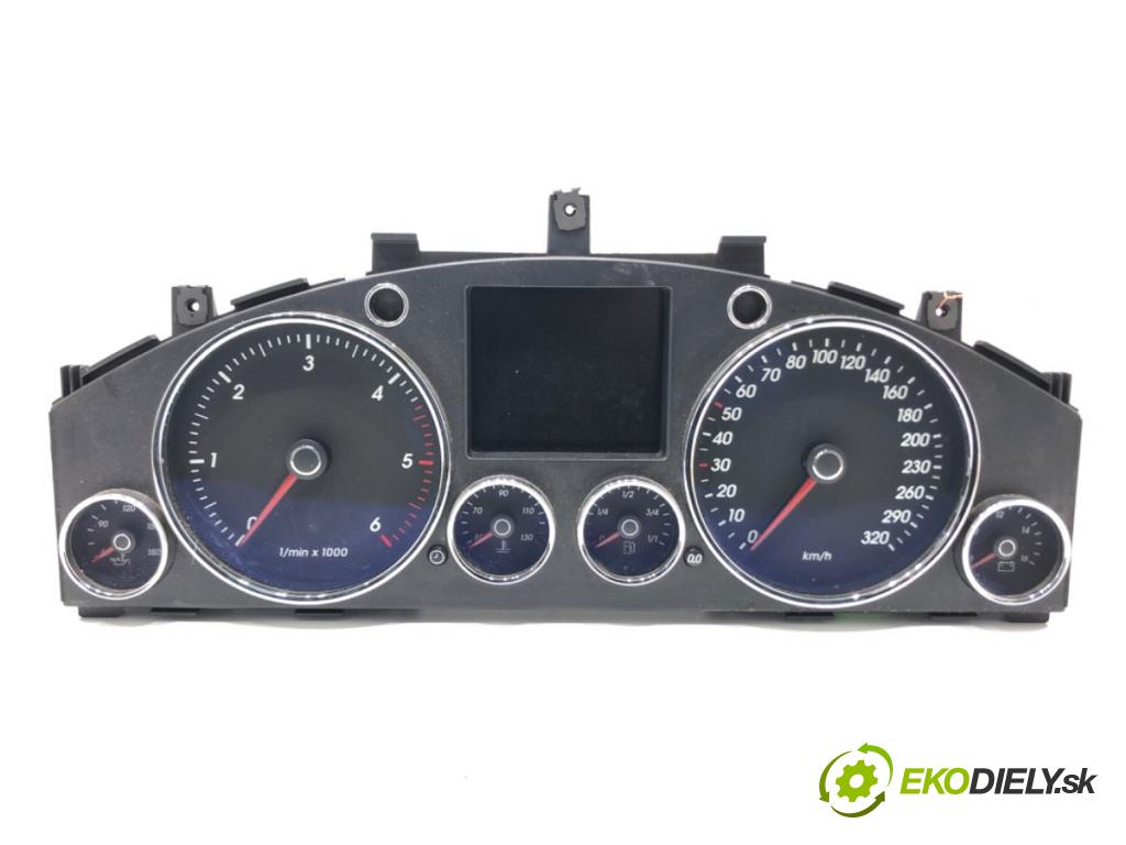 VW TOUAREG (7LA, 7L6, 7L7) 2002 - 2013    5.0 V10 TDI 230 kW [313 KM] olej napędowy 2002 - 2010  Prístrojovka 7L6920880N (Prístrojové dosky, displeje)