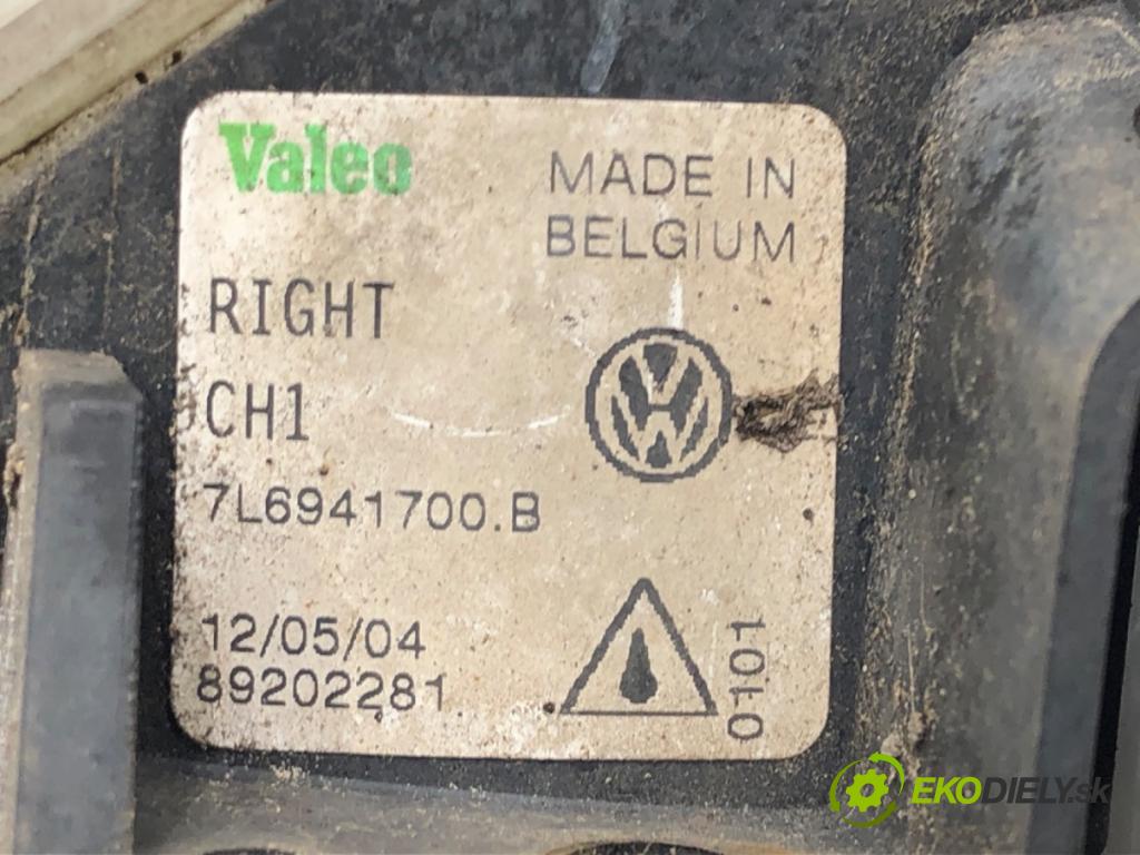 VW TOUAREG (7LA, 7L6, 7L7) 2002 - 2013    5.0 V10 TDI 230 kW [313 KM] olej napędowy 2002 - 2010  hmlové svetlo, hmlovka pravý přední část 7L6941700B